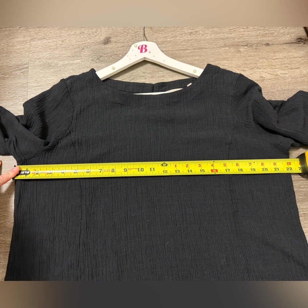 Soft Surroundings Oceo Gauze Tunic Style Number: 2EW85 Black XL Lightweight - Picture 5 of 10